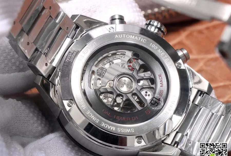TAG Heuer Carrera CAR201Z.BA0714 XF Factory 1:1 Best Edition Replica Watch Black Bezel